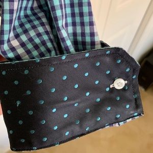 Christian Aujard contrast cuff  shirt sz S